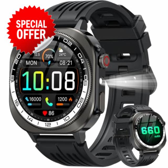 uaue Smart Watch for Men Answer/Make Call