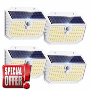 4 Pack Solar Security Lights