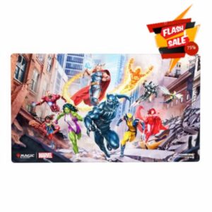 Gamegenic | Magic: The Gathering | Marvel Super Heroes Shiny Playmat - Marvel Super Heroes | Trading Card Game Accessory | Ages 13+