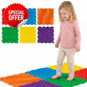 COSTWAY 6 PCS Tactile Sensory Mats