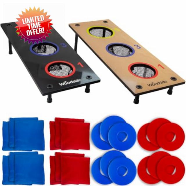 Woodside Bean Bag Toss Games Set with 2 MDF Boards