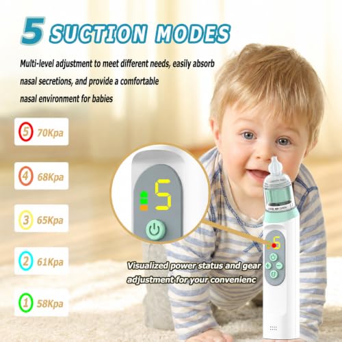 5 Adjustable Suction Levels