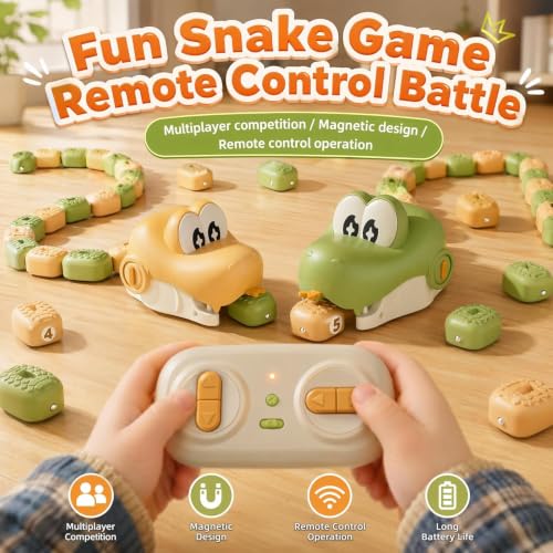 Remote Control Eating Snake Toys with Sound and Light