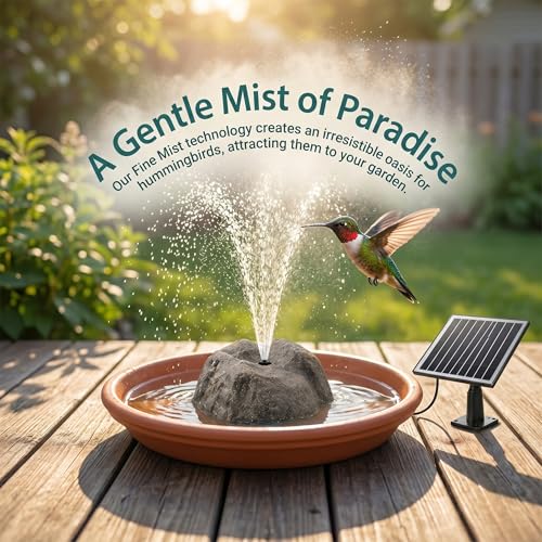 Mini Solar Water Feature for Outdoor Garden