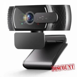 4K Webcam with Microphone for PC & Streaming Computer Camera | PDAF autofocus