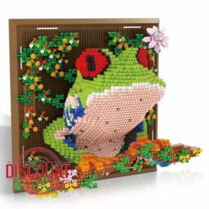 Frog Wall Art Mini Micro Building Set