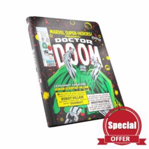 Gamegenic | Magic: The Gathering | Marvel Super Heroes Zip-Up Album 18-Pocket - Doctor Doom/Spider-Man | Trading Card Game Accessory | Ages 13+