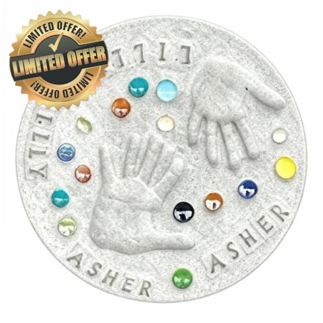 DIY Handprint Stepping Stone Kit