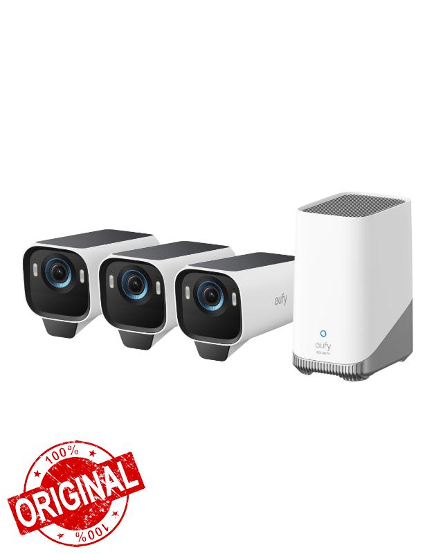 eufy Security Camera eufyCam S3 Pro 3-Cam Kit