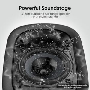40W Stereo Sound Speakers with 3-Inch Woofer