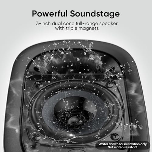 40W Stereo Sound Speakers with 3-Inch Woofer