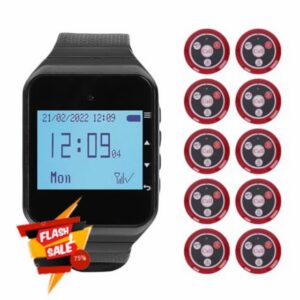 Wireless Restaurant Pager System 1 Watch Receiver