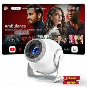 Mini Projector with WiFi 6