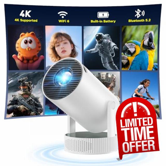 Battery Powered Projector