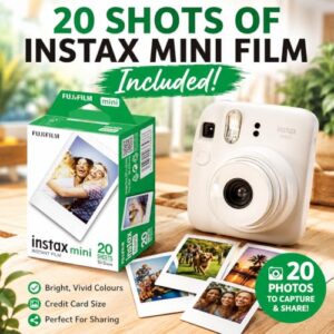 Matching Colour PU Leather Mini 13 Case & Photo Book Album for Instax Mini 13 Gree