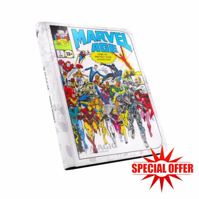 Gamegenic | Magic: The Gathering | Marvel Super Heroes Zip-Up Album 18-Pocket - Marvel Age | Trading Card Game Accessory | Ages 13+