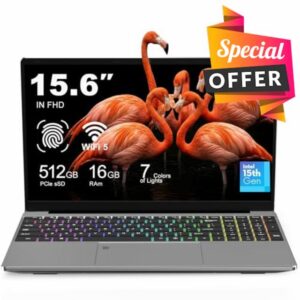 Laptop 15.6 Inch FHD IPS Display
