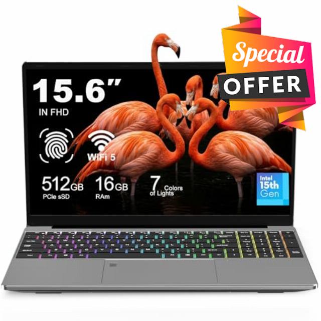 Laptop 15.6 Inch FHD IPS Display