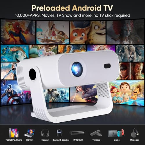 Native 1080P 4K Supported WiFi 6 Bluetooth 5.2