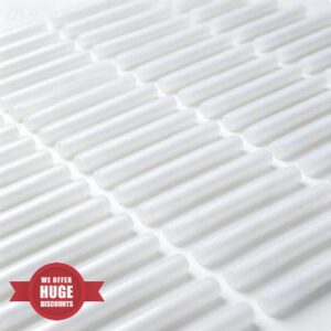 White LED Foam Glow Sticks 48cm
