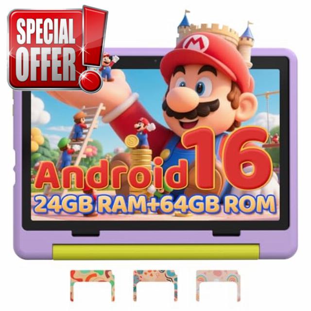 Gleeso Kids Tablet 10 inch Android 16