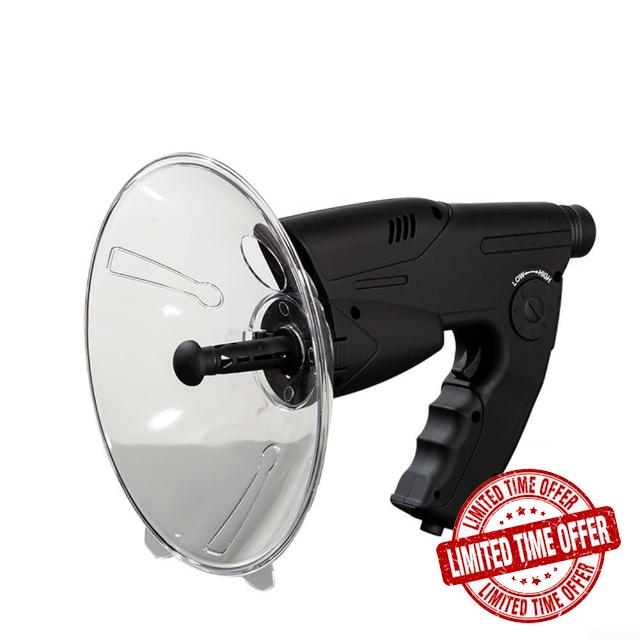 Parabolic Microphone Dish with 8X Monocular