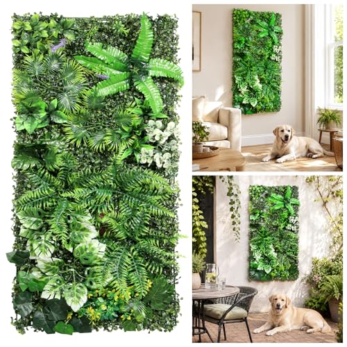 50cm x 100cm Artificial Plant Flower Living Wall Panels
