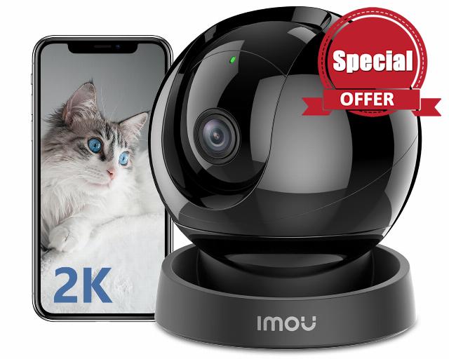 Imou 2K Indoor 360° Security Camera - Baby Monitor