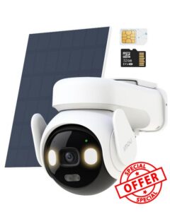Imou 4G LTE Solar Security Camera Wireless with SIM Card & 32GB SD Card
