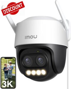 Imou 3K Dual-Lens Security Camera Outdoor with 12x Hybrid Zoom