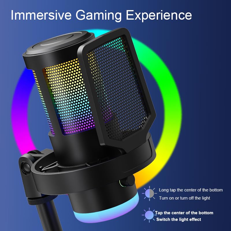 Gaming Microphone with Mute Control