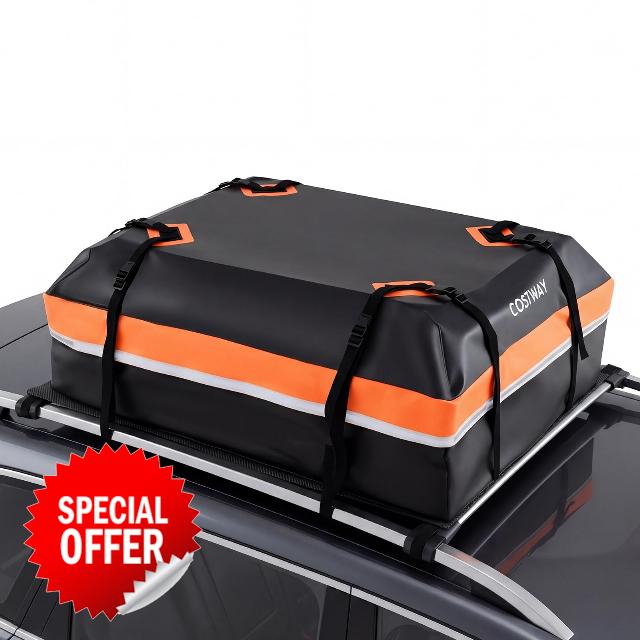 COSTWAY 15/21 Cubic Feet Car Roof Bag