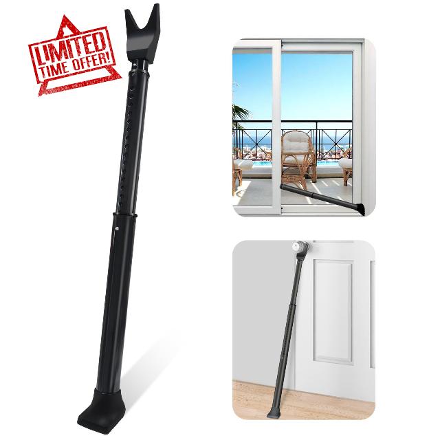 AceMining Upgraded Door Security Bar & Sliding Patio Door Security Bar