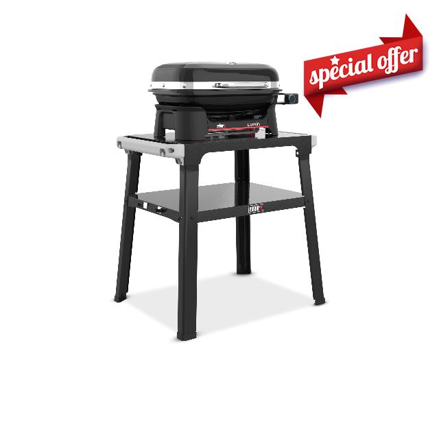 Weber Lumin Compact Electric Grill with Stand