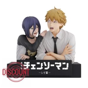Ichibansho Chainsaw Man Denji & Reze The Movie Second Figure | Collectible Anime Statue | Highly Detailed Display Model for Fans & Collectors