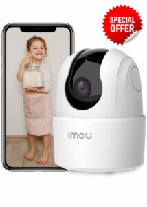 Imou 2K WiFi Security Camera Indoor Pet Dog Baby Camera with AI Human/Motion/Sound Detection