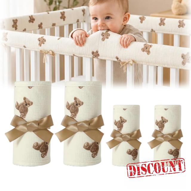 4PCS Crib Rail Cover for Teething