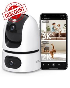 Imou 2-in-1 3K Indoor Security Camera Dual-Lens
