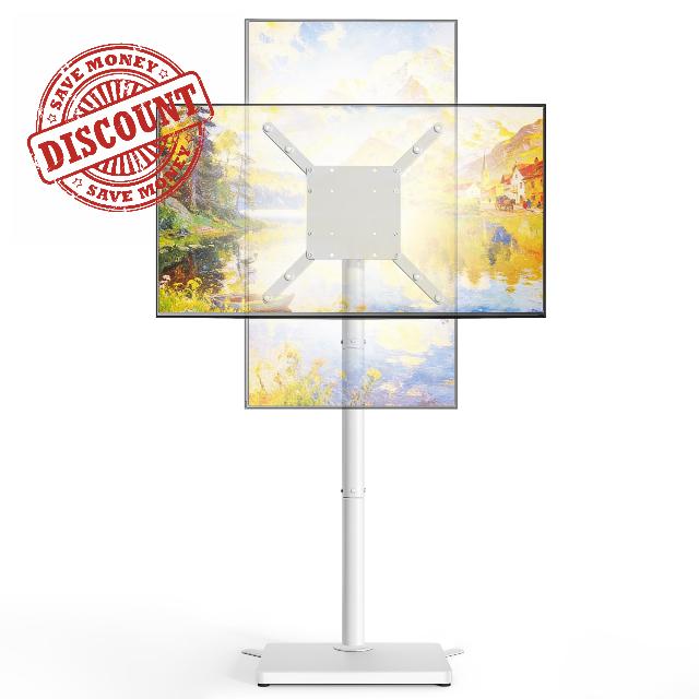PEGZONE Swivel TV Floor Stand for 24–65 Inch TVs