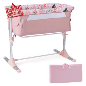 COSTWAY Baby Bedside Crib