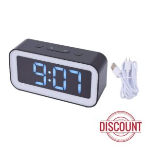 Jenngaoo Digital Dual Clock with Snooze