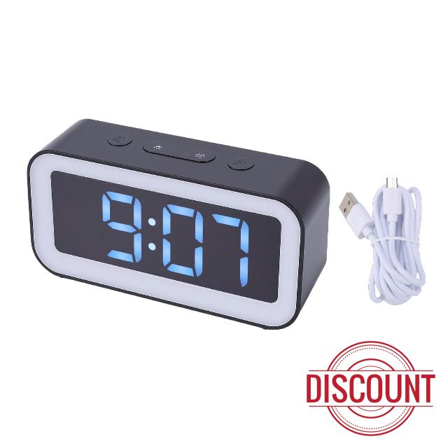 Jenngaoo Digital Dual Clock with Snooze