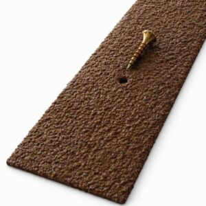 Brown Non-Slip Decking Strips Heavy Duty GRP Anti-Slip Safety Strip with Chamfered Edges