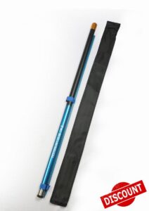 PRO Telescopic Flag Pole and Stake Bundle with Bag - Extra Strong Festival and Camping Flag Pole with Strong Ground Stake and Carry Bag (7m PRO Super Stake Bundle)