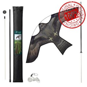 VOUNOT® Bird Scarer Kite with 4m Telescopic Pole