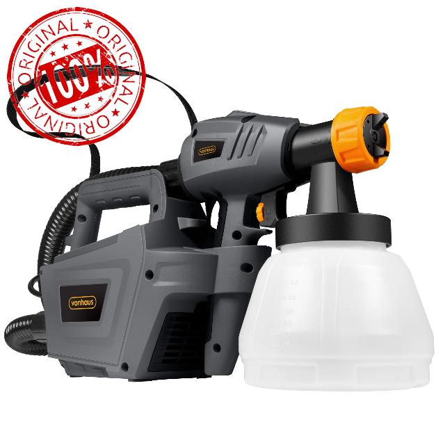 VonHaus Paint Sprayer 800W – Electric Spray Gun for Outdoor & Indoor Jobs Ideal for Decorating