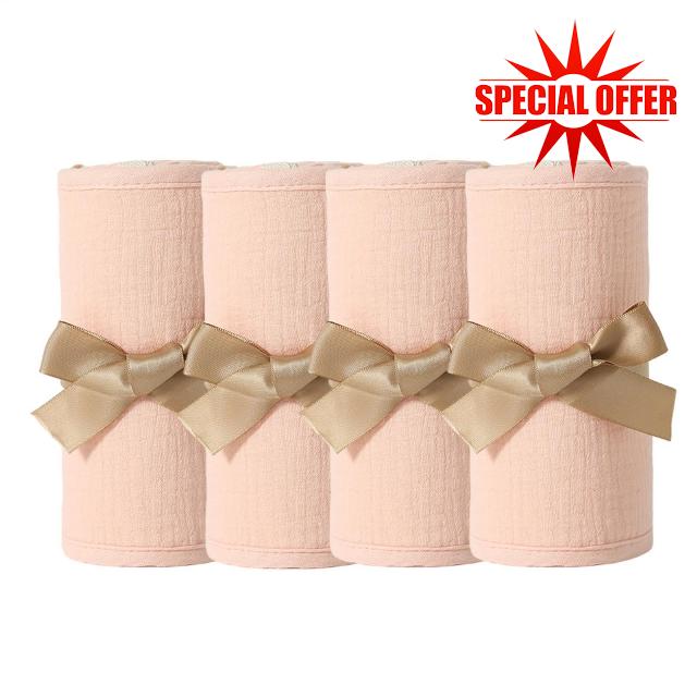Cot Rail Protector - 2 Pieces Breathable Cotton Gauze Adjustable Straps