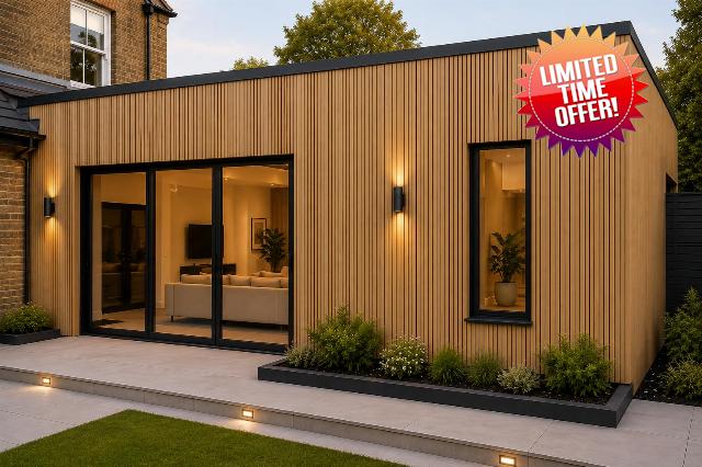 Outdoor Composite Wall Panels 240cm – Pack of 12 Slatted Cladding Panels – Weatherproof
