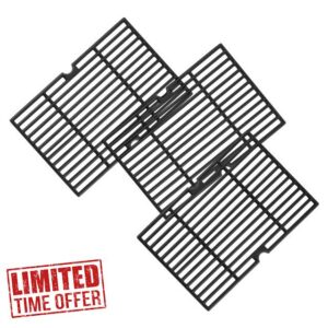 720-0898 720-0896B Grill Grates Replacement for Nexgrill Replacement Parts 720-0896 Deluxe 6 Burner Grill Parts 720-0896E 720-0896C Cooking Grid Searing Grates Home Depot 720 0898 Grates Parts 17 Inch