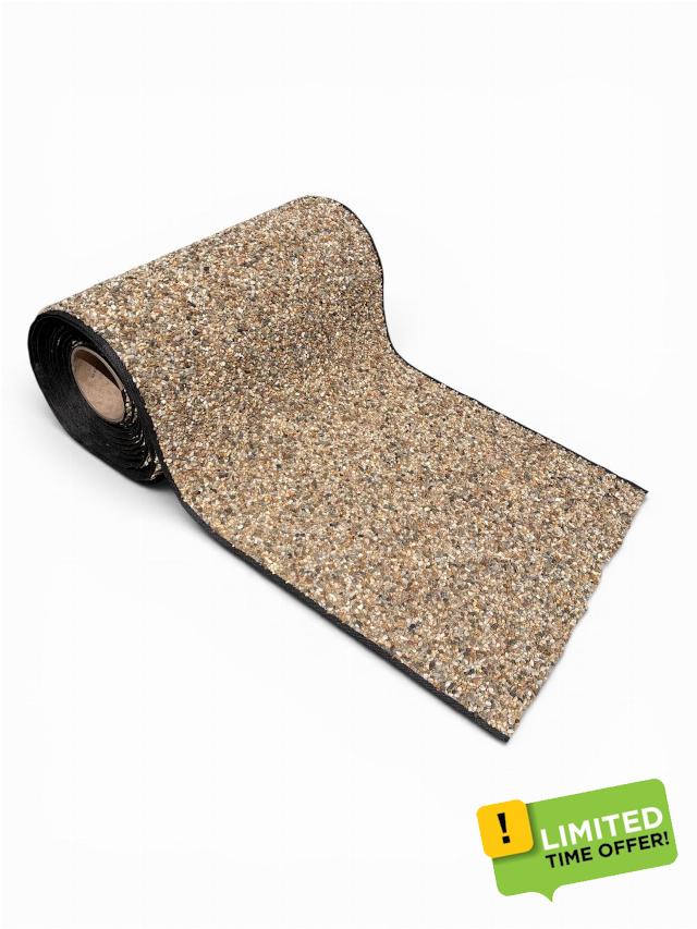 PondKraft Stone Pond Liner 0.4m wide | Sandstone | Fish Pond Edging | Flexible and Durable | Perfect Fish Pond Edging